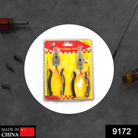 Sturdy Steel Combination Plier for Home and Professional Use 2pc