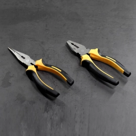 Sturdy Steel Combination Plier for Home and Professional Use 2pc