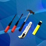 Claw Hammer Cutter Hand Tool Kit, Screw Driver Hand Tool Kit