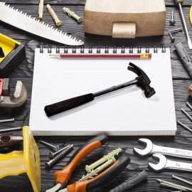 Claw Hammer Cutter Hand Tool Kit, Screw Driver Hand Tool Kit