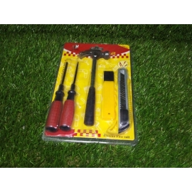 Claw Hammer Cutter Hand Tool Kit, Screw Driver Hand Tool Kit