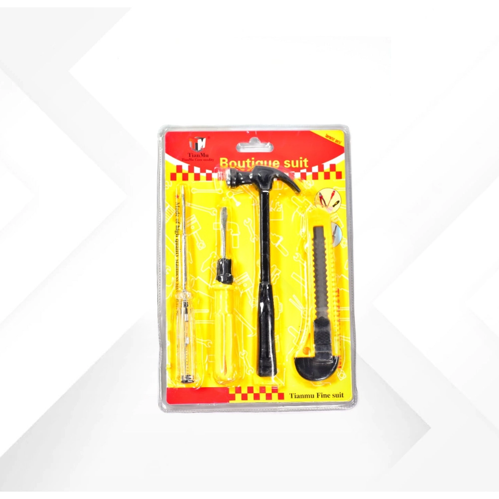 Claw Hammer Cutter Tool Kit, Screw Driver Hand Tool Kit