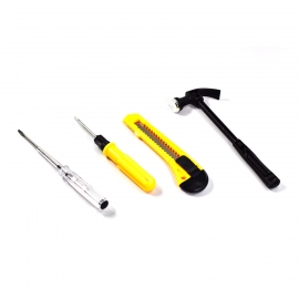 Claw Hammer Cutter Tool Kit, Screw Driver Hand Tool Kit