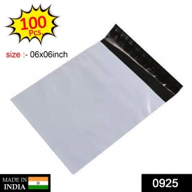 Tamper Proof Courier Bags | 06X06 inch | Pack of 100Pcs