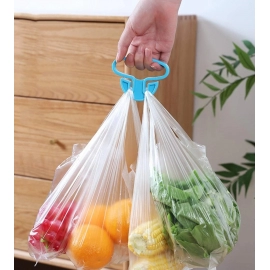 Portable Shopping Bag Handle Holder, Household Plastic Bag Hook Kitchen Supplies Carrier Holds Plastic Reusable Grocery Bags Holder Portable Bag Carrier, Multifunctional (2pc)