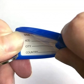 Wallet Keychain 10 pcs Set Plastic Key Custom Key Tags Key Ring Tags