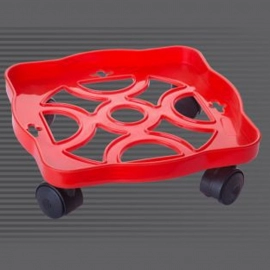 Square Plastic Gas Cylinder Trolley