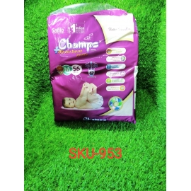 Premium Champs High Absorbent Pant Style Diaper Medium Size, 56 Pieces