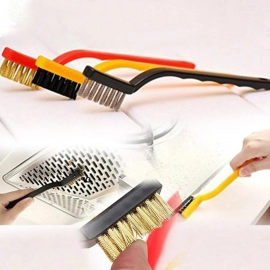 Mini Wire Brush Set | Brass, Nylon, Stainless Steel Bristles