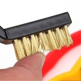 Mini Wire Brush Set | Brass, Nylon, Stainless Steel Bristles