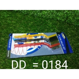 Mini Wire Brush Set | Brass, Nylon, Stainless Steel Bristles