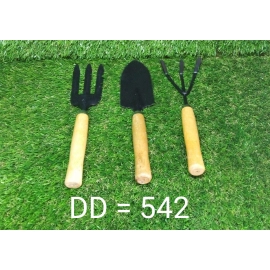 Gardening Tools | Hand Cultivator, Small Trowel, Garden Fork | Set of 3