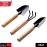 Small sized Hand Cultivator, Small Trowel, Garden Fork | Set of 3