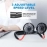 Portable USB Battery Rechargeable Mini Fan | Headphone Design Wearable Neckband Fan