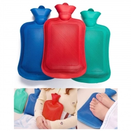 Small Rubber Hot Water Heating Pad Bag for Pain Relief