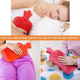 Small Rubber Hot Water Heating Pad Bag for Pain Relief