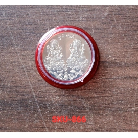 Silver color Coin for Gift and Pooja | Metal is not silver