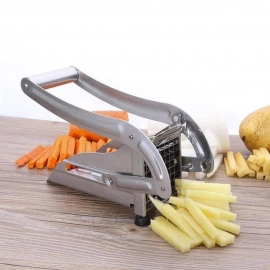 Stainless Steel French Fries Potato Chips Strip Cutter Machine