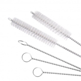 Stainless Steel Straw Cleaning Brush Drinking Pipe, 23mm 1 pcs