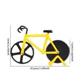 Stainless steel Bicycle shape Pizza cutter