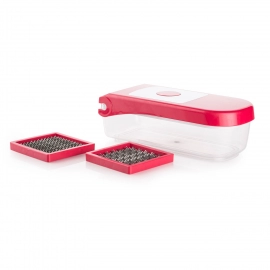 Ganesh Plastic Chopper Vegetable And Fruit Cutter | Red