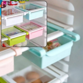 Fridge Space Saver Organizer Slide Storage Racks Shelf | 1 pcs