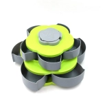 Double Layer Rotary Storage Box Flower Design Wedding Snack 10 Grid Candy Box