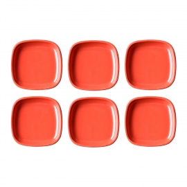 Microwave Safe Quarter Plates  Square 6 Pcs