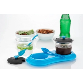 Multipurpose Dining Set Jar and tray holder, Chutneys, Pickles, Spices Jar | 2pc