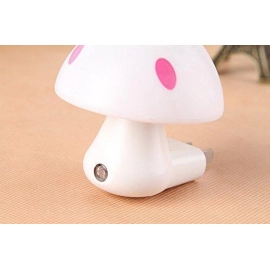 Automatic Night Sensor Mushroom Lamp | 0.2 watt | Multicolour
