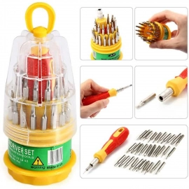 Magnetic 3 in 1 Repairing Screw Driver Tool Set Kit