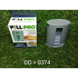 Pill Pro 7 Day Weekly Tablet Medicine Organizer Box