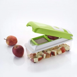 Plastic 13 In 1 Manual Vegetable Grater, Chipser And Slicer