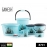 Plastic Bathroom Accessories Set 6 pcs Bath Set Bathroom Bucket with Dustbin Mug, Stool, Soap Case, Tub
