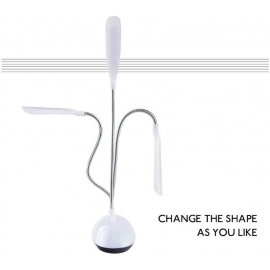 Portable LED Reading Light Adjustable Dimmable Touch Control Desk Lamp