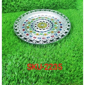 Silver Plated Pooja Thali