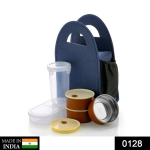 Steel Lunch Box Set | 4 pcs, Black