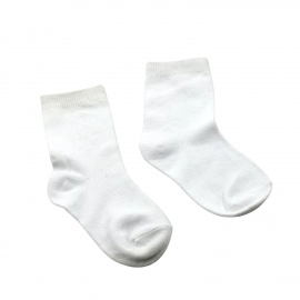 School Girl Student Wearing White Socks (1Pair)