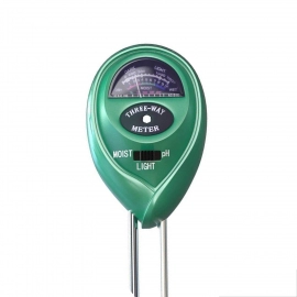 Soil Tester 3-in-1 Plant Moisture Sensor (Green)