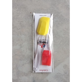 Spatula and Pastry Brush For Cake Mixer