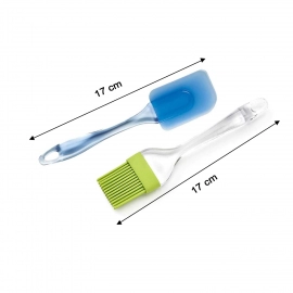 Spatula and Pastry Brush For Cake Mixer