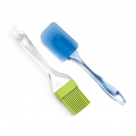 Spatula and Pastry Brush For Cake Mixer