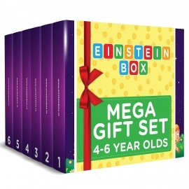 Einstein Box for 4, 5 and 6 Year Old Kids for Baby Boys and Girls, Learning and Educational Gift Pack of Toys, Games and Books (Multicolor)