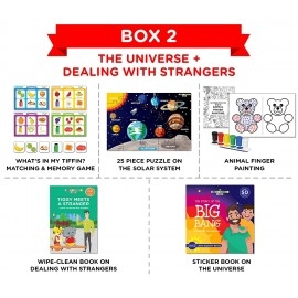 Einstein Box for 4, 5 and 6 Year Old Kids for Baby Boys and Girls, Learning and Educational Gift Pack of Toys, Games and Books (Multicolor)