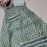 Women's Chanderi Hand Block Print Suits | Unstitched Material |Sea Green