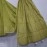 Women's Applique/Cut Work Chanderi Silk Cotton Saree | Old Moss Green
