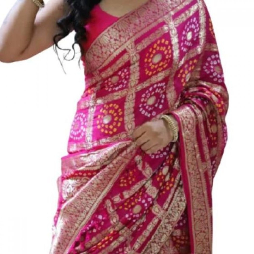 Women's Gharchola/Ghatchola Sarees | Pink