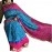Women's Handmade Bandhani Silk Saree with Unstitched Blouse Piece| Blue-Pink