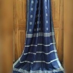 Women's Katan Silk Cutwark Saree | Denim