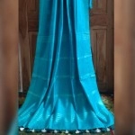 Women's Katan Silk Cutwark Saree | Light Blue
